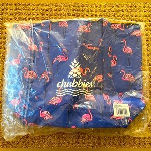The Pop Flock And Drop It Cooler Tote by Chubbies 🦩 New!